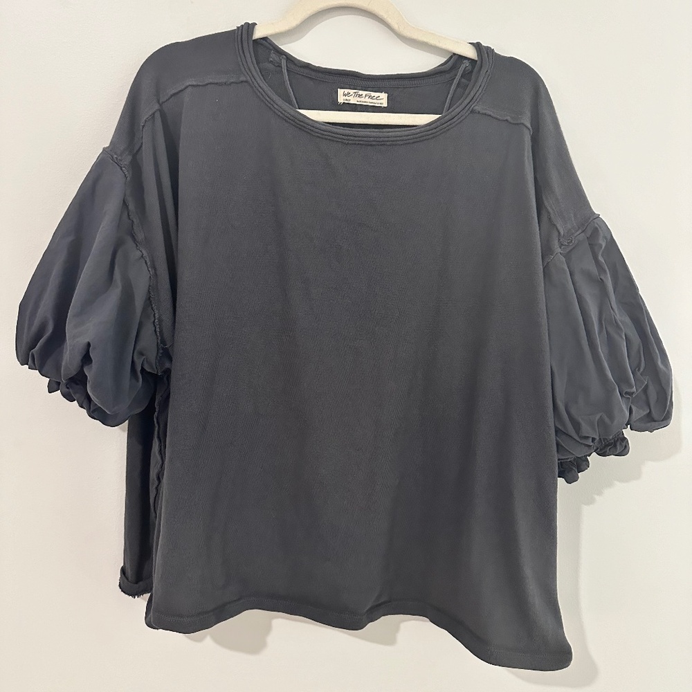 Free People Grey Top